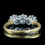 Vintage Diamond Trilogy Ring 1.6ct Total Dated 1970