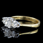 Vintage Diamond Trilogy Ring 1ct Total 