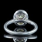 Vintage Yellow Fancy Diamond Cluster Ring 1.3ct Total With Cert