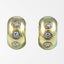 Vintage Diamond Hoop Earrings 14ct Gold 0.60ct Total
