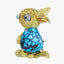 Vintage French Turquoise Diamond Sapphire Rabbit Brooch 18ct Gold