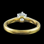 Edwardian Style Diamond Solitaire Ring 0.75ct Diamond 