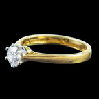 Edwardian Style Diamond Solitaire Ring 0.75ct Diamond 