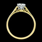 Edwardian Style Diamond Solitaire Ring 0.75ct Diamond 