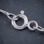 ANTIQUE EDWARDIAN 3.25CT SAPPHIRE DIAMOND PENDANT NECKLACE PLATINUM 18CT GOLD CIRCA 1905 CLASP