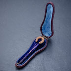 ANTIQUE VICTORIAN CORAL HORSESHOE PIN 18CT GOLD BOXED CIRCA 1900 OPEN