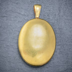 ANTIQUE VICTORIAN DIAMOND STAR LOCKET 18CT GOLD 1.30CT OLD CUT DIAMONDS CIRCA 1900 BACK
