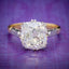 Antique Edwardian 3.88ct Diamond Solitaire Engagement Ring 18ct Gold Platinum Circa 1915 COVER