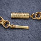 ANTIQUE VICTORIAN NECKLACE 18CT GOLD ON SILVER BALL COLLAR CIRCA 1900 CLASP