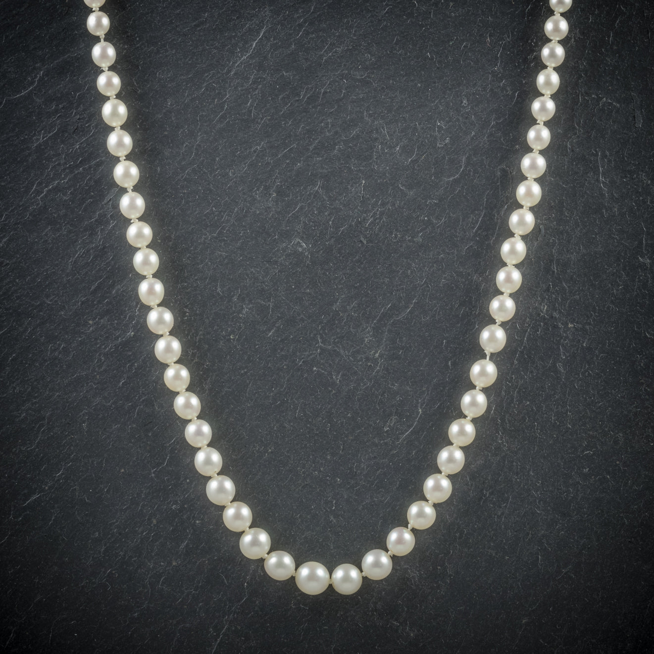 Antique Victorian Pearl Necklace Boxed Circa 1900 Secondary image