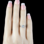 Antique Edwardian Diamond Solitaire Ring 1.2ct Diamond 