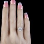 Antique Edwardian Diamond Solitaire Ring 2.75ct Diamond Circa 1910 Cert