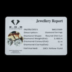 Antique Edwardian Diamond Stud Earrings 3.40ct Diamond Circa 1901 With Cert