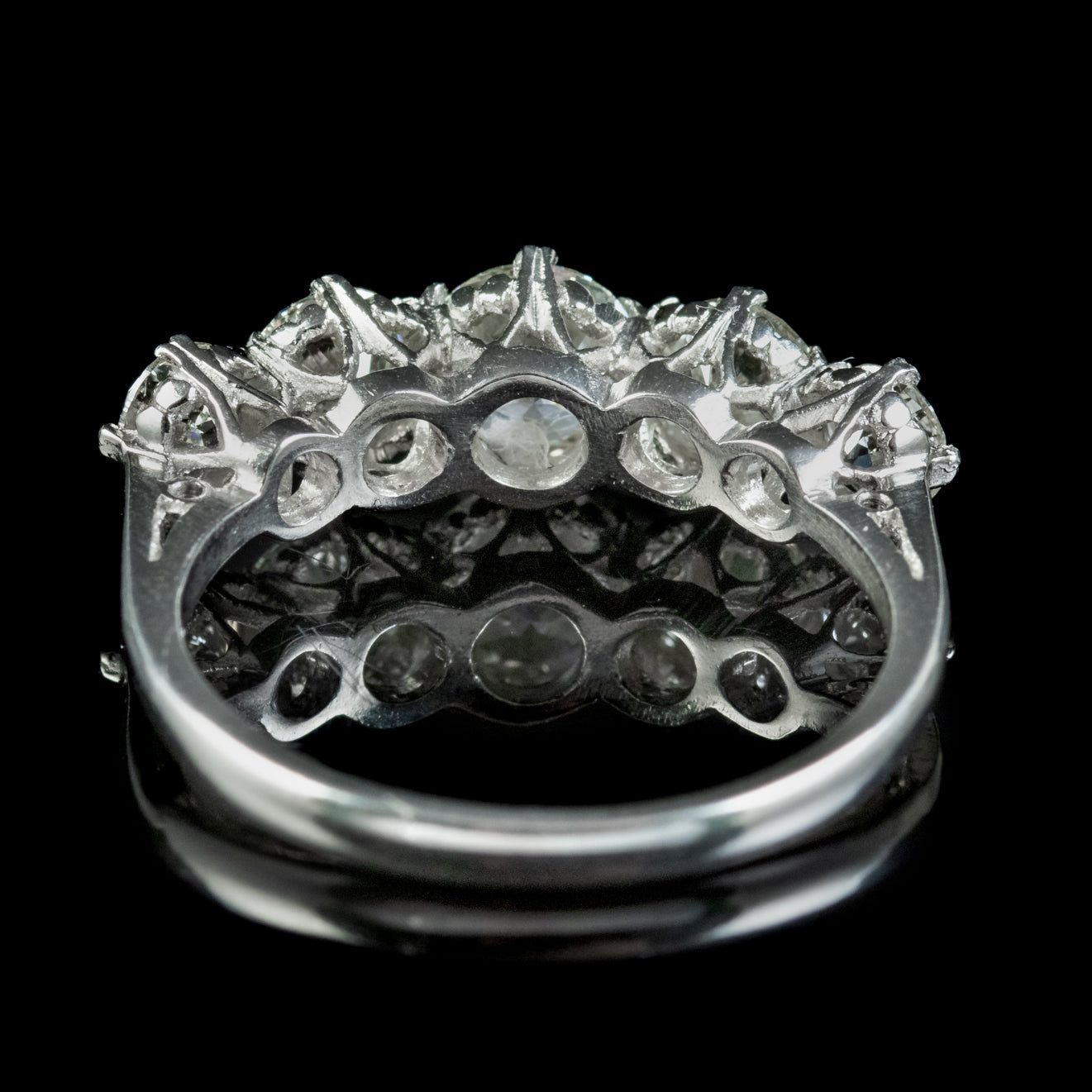 Antique Edwardian Five Stone Diamond Ring 2.36ct Diamond Circa 1905