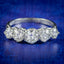 Antique Edwardian Five Stone Diamond Ring 2.36ct Diamond Circa 1905