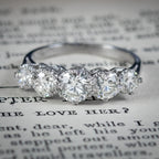 Antique Edwardian Five Stone Diamond Ring 2.36ct Diamond Circa 1905