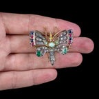 Antique Edwardian Gemstone Butterfly Brooch Circa 1905 Boxed
