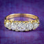Antique Edwardian Old Cut Diamond Ring 18ct Gold Platinum 2ct Of Diamond Circa 1901