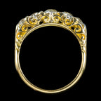 Antique Edwardian Old Cut Diamond Ring 18ct Gold Platinum 2ct Of Diamond Circa 1901