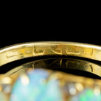 Antique Edwardian Opal Diamond Ring 2.5ct Of Opal 