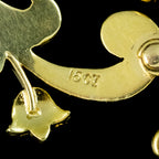 Antique Edwardian Suffragette Lavaliere Necklace 15ct Gold