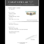 VAntique Victorian Blue Spinel Diamond Bangle Circa 1900 2.7ct Spinel With Cert