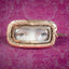 Antique Georgian Lovers Eye Miniature Snake Brooch 18ct Gold