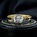 Antique Georgian Memento Mori Skull Ring Inscribed 1763 And 1767 