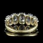 Antique Georgian Old Cut Diamond Five Stone Ring 3.4ct Total