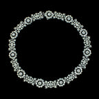 Antique Georgian Silver Paste Collar Necklace 