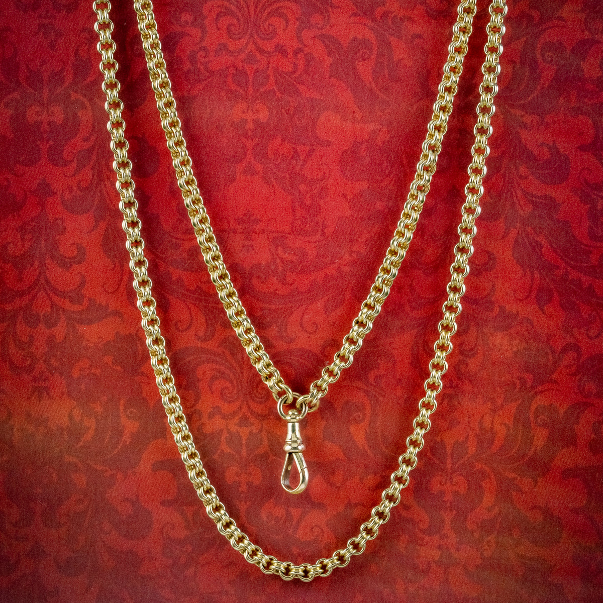 Antique Victorian 15ct Gold Guard Chain Main image