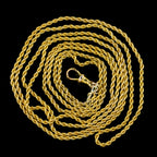 Antique Victorian 18ct Gold Rope Guard Chain Necklace