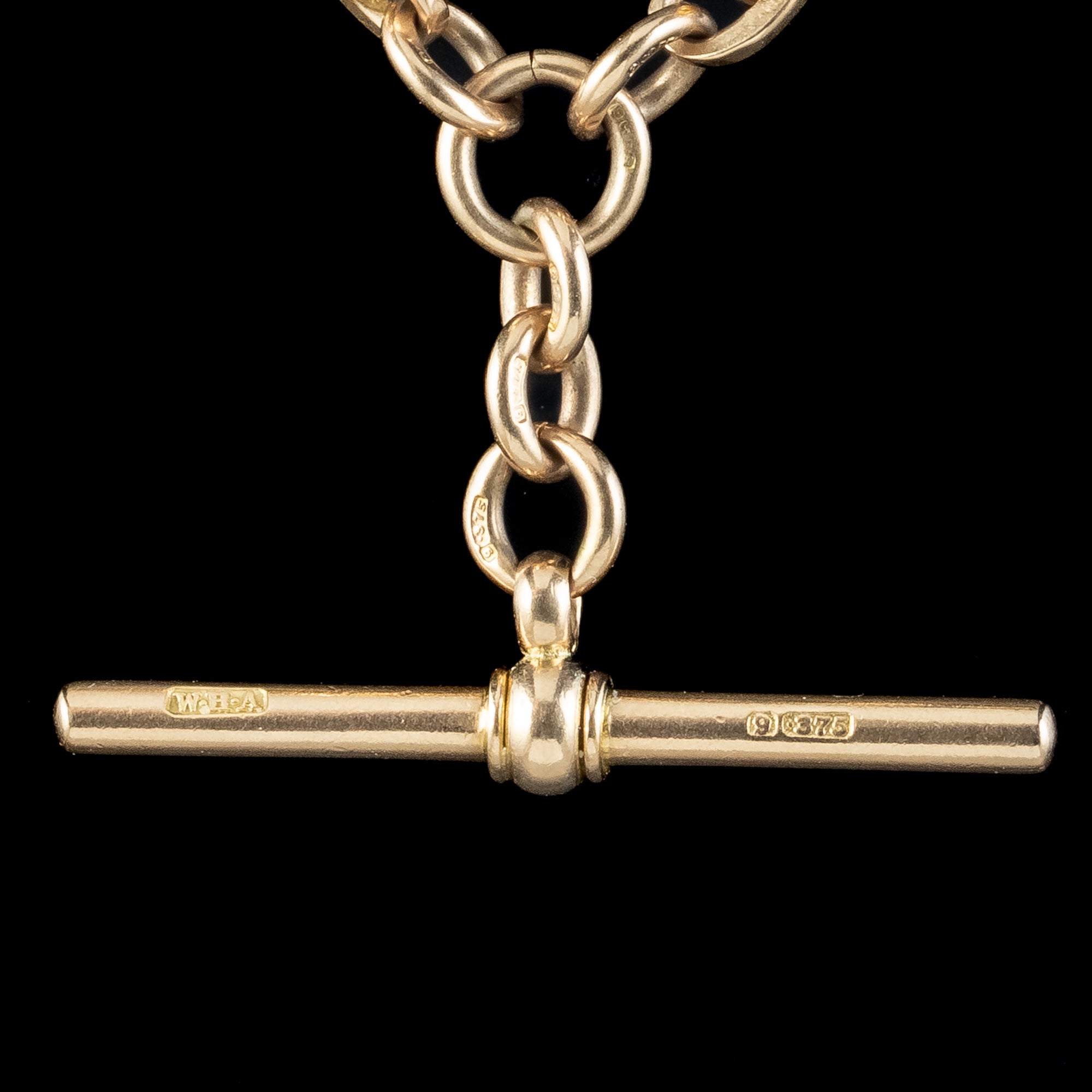 Antique Victorian 9ct Gold Albert Chain