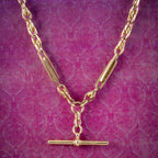 Antique Victorian 9ct Gold Albert Chain