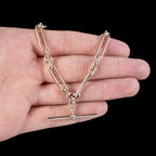 Antique Victorian 9ct Gold Albert Chain 