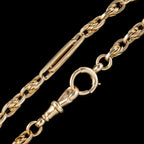 Antique Victorian 9ct Gold Albert Chain