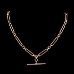 Antique Victorian 9ct Gold Albert Chain 