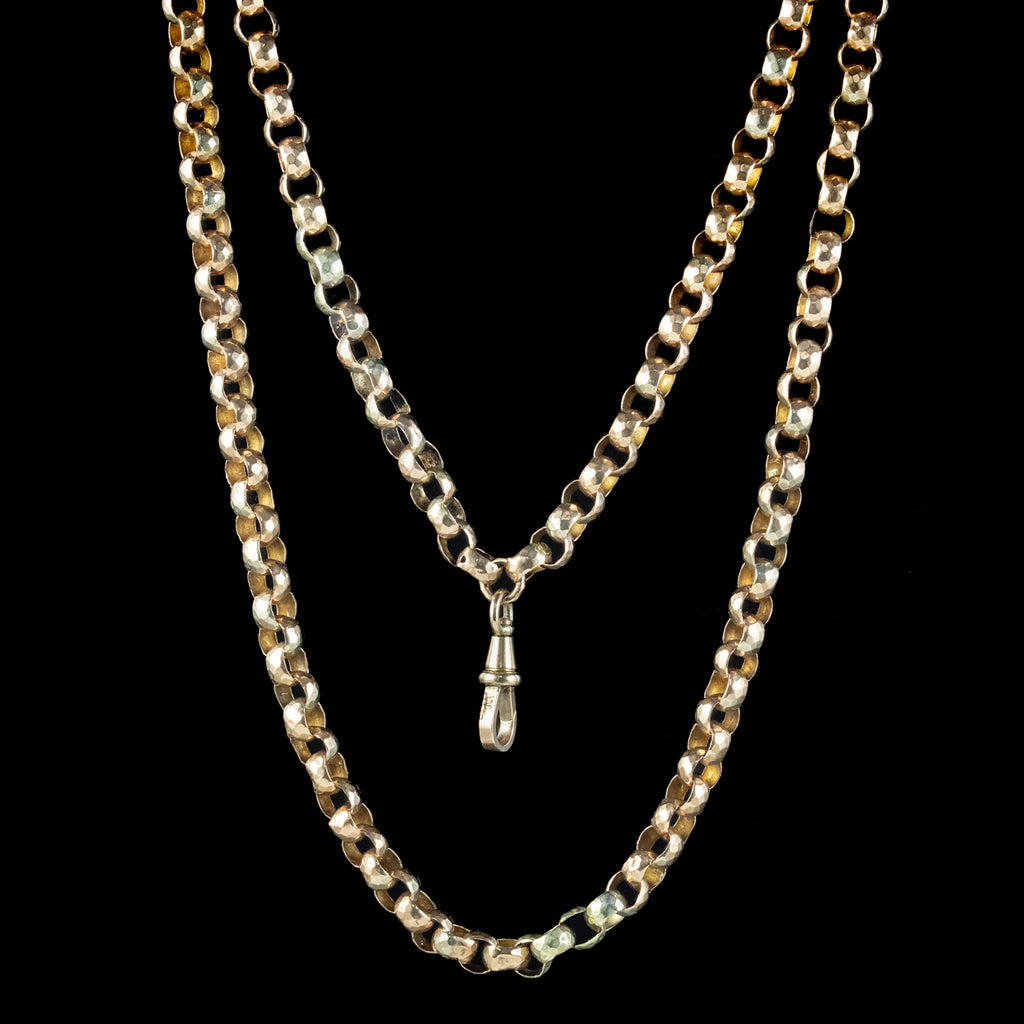 Antique Victorian 9ct Gold Guard Chain 