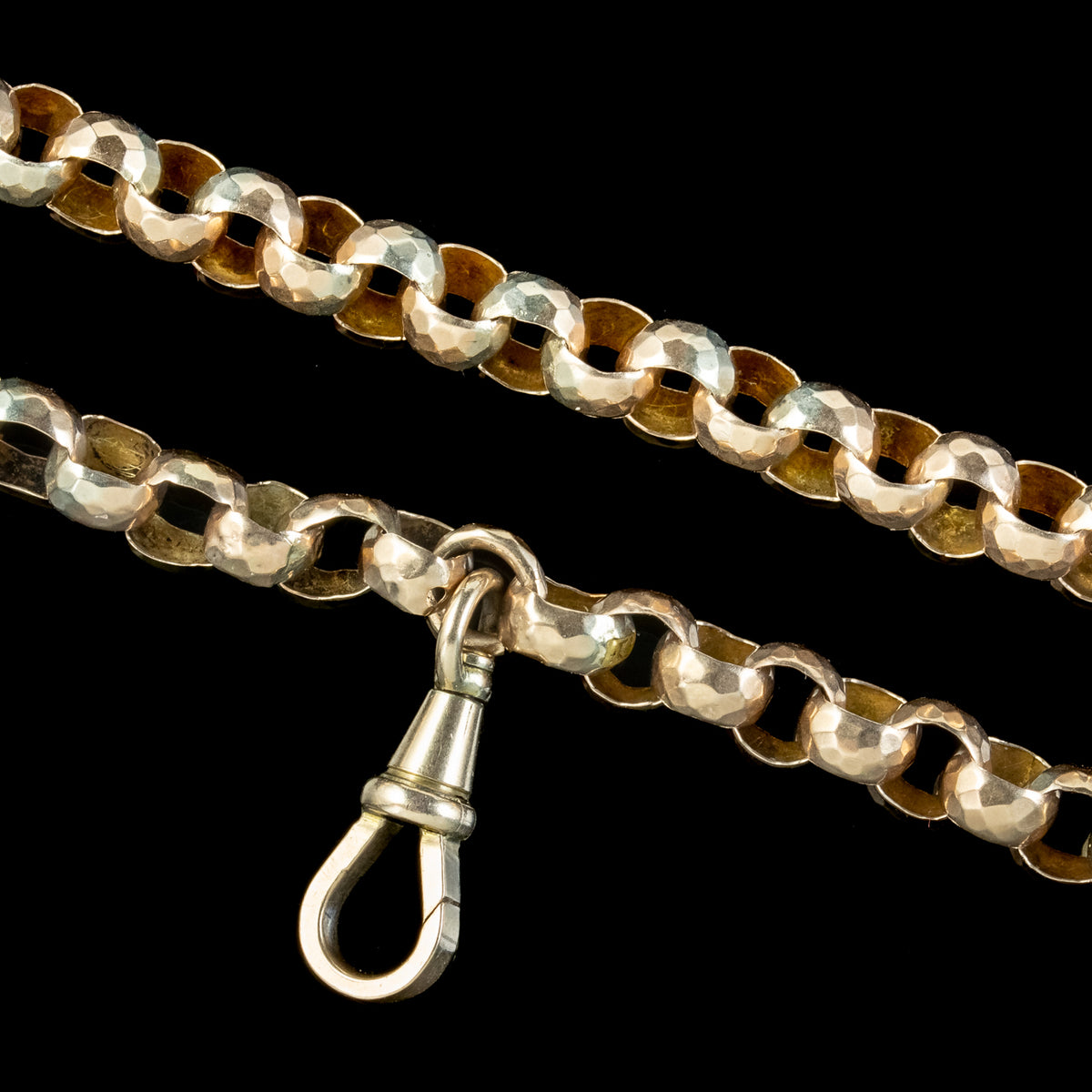 Antique Victorian 9ct Gold Guard Chain 
