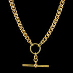 Antique Victorian 9ct Gold Rollerball Albert Chain