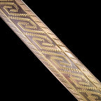 Art Deco 9ct Gold Slave Bangle Dated 1928