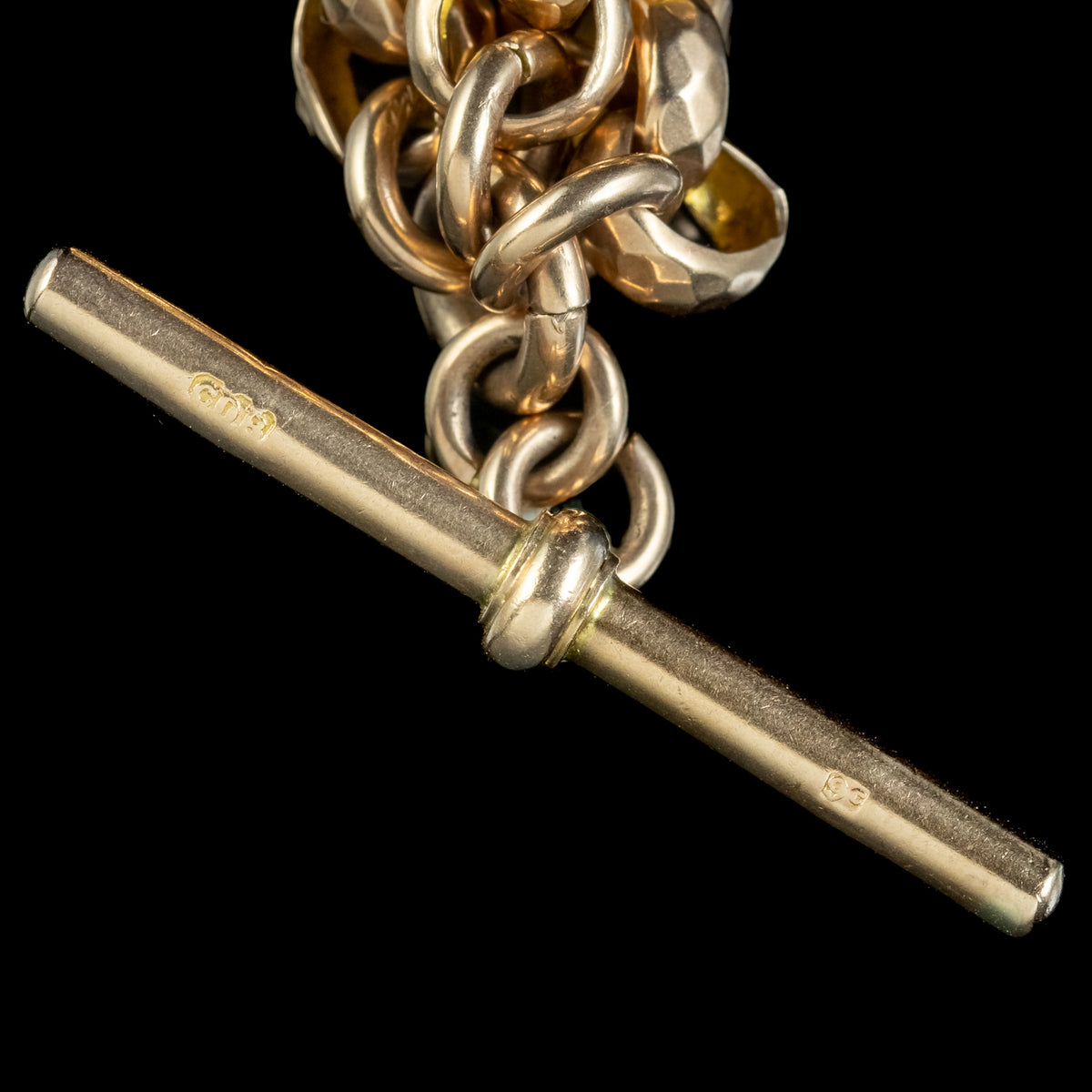 Antique Victorian Albert Chain 9ct Gold 
