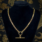 Antique Victorian Albert Chain Necklace 9ct Gold