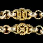 Antique Victorian Bracelet Garnet Heart Padlock Circa 1860 Boxed