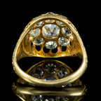 Antique Victorian Diamond Cluster Ring 1.60ct Of Diamond Circa 1880 Boxed