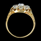 Antique Victorian Diamond Cluster Ring 1.60ct Of Diamond Circa 1880 Boxed
