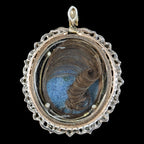 ANTIQUE VICTORIAN DIAMOND GREYHOUND LOCKET PENDANT SILVER CIRCA 1870