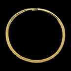 Antique Victorian Diamond Snake Bangle Ruby Eyes 2.1ct Diamond