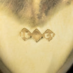 Antique Victorian Etruscan Bracelet With Heart Padlock 15ct Gold