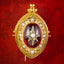Antique Victorian Etruscan Revival Garnet Pearl Star Brooch 18ct Gold